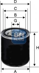 UFI 86.008.00 - Фільтр, Гідравлічна система приводу робочого устаткування autocars.com.ua
