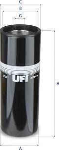 UFI 23.733.00 - Масляний фільтр autocars.com.ua