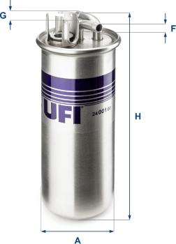 UFI 2400100 - Топливный фильтр autodnr.net