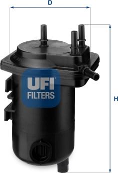 UFI 2401300 - Топливный фильтр autodnr.net