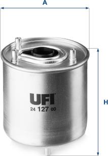 UFI 24.127.00 - Топливный фильтр avtokuzovplus.com.ua