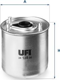 UFI 24.128.00 - Топливный фильтр avtokuzovplus.com.ua