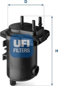 UFI 24.132.00 - Топливный фильтр autodnr.net