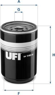 UFI 24.146.00 - Топливный фильтр autodnr.net
