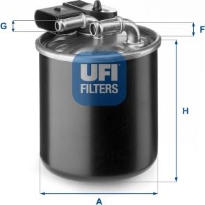 UFI 24.150.00 - Топливный фильтр autodnr.net