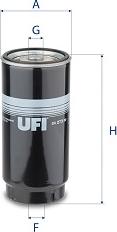 UFI 24.273.00 - Топливный фильтр autodnr.net