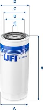 UFI 24.309.00 - Топливный фильтр autodnr.net