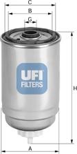 UFI 24.397.00 - Топливный фильтр avtokuzovplus.com.ua