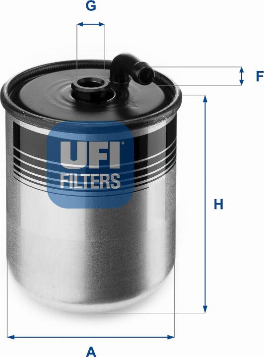UFI 2442900 - Топливный фильтр autodnr.net