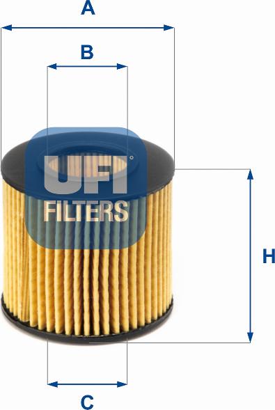 UFI 25.116.00 - Масляный фильтр autodnr.net