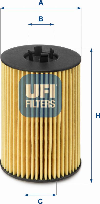 UFI 25.144.00 - Масляный фильтр autodnr.net