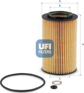 UFI 25.220.00 - Масляний фільтр autocars.com.ua