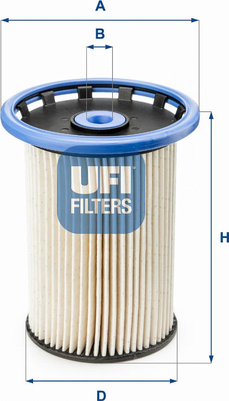 UFI 2602500 - Топливный фильтр autodnr.net