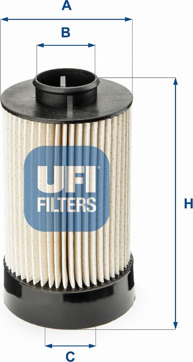 UFI 2607200 - Топливный фильтр autodnr.net