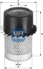 UFI 27.B28.00 - Воздушный фильтр autodnr.net