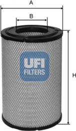 UFI 27.A19.00 - Воздушный фильтр autodnr.net