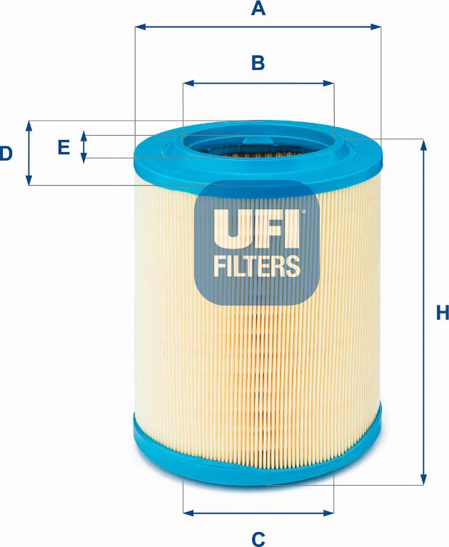 UFI 27.606.00 - Воздушный фильтр autodnr.net