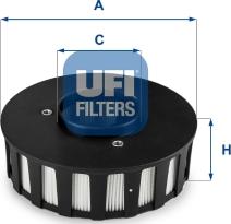 UFI 27.686.00 - Фильтр, система вентиляции картера autodnr.net