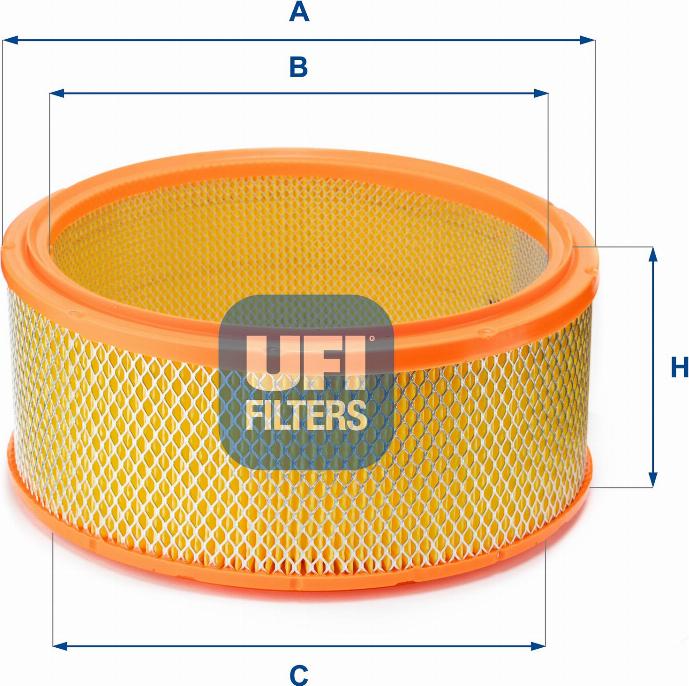 UFI 27.718.00 - Повітряний фільтр autocars.com.ua