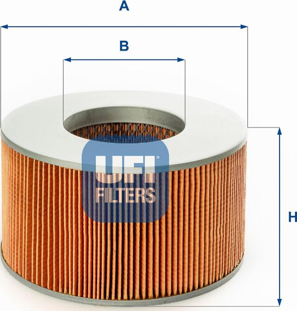 UFI 27.C10.00 - Воздушный фильтр avtokuzovplus.com.ua