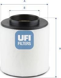 UFI 27.J31.00 - Повітряний фільтр autocars.com.ua