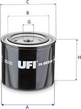 UFI 29.002.00 - Фільтр для охолоджуючої рідини autocars.com.ua