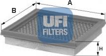 UFI 30.121.00 - Воздушный фильтр avtokuzovplus.com.ua