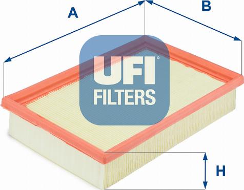 UFI 30.129.00 - Воздушный фильтр autodnr.net