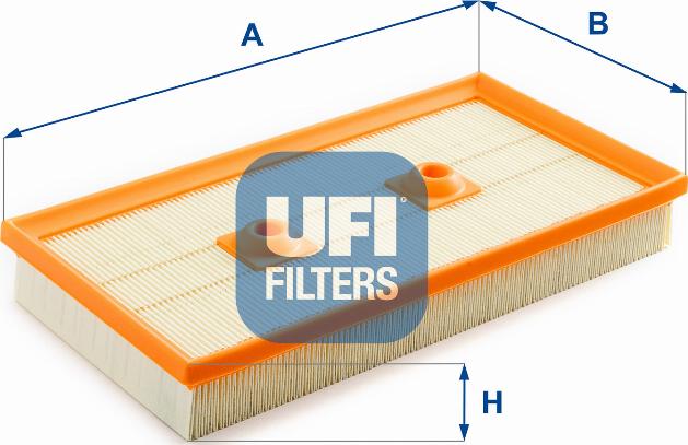 UFI 30.209.00 - Воздушный фильтр avtokuzovplus.com.ua