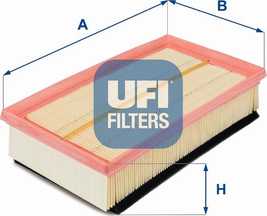 UFI 30.233.00 - Воздушный фильтр avtokuzovplus.com.ua