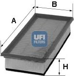 UFI 30.261.00 - Воздушный фильтр autodnr.net