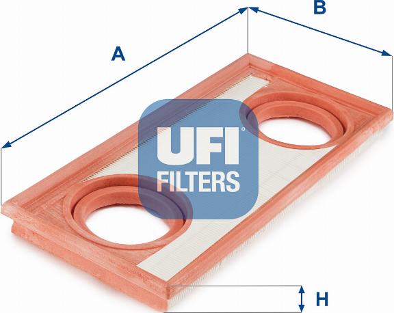 UFI 30.306.00 - Повітряний фільтр autocars.com.ua