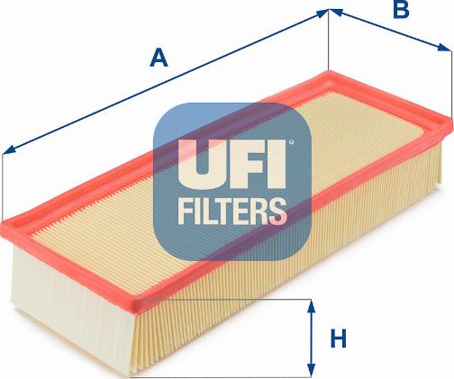 UFI 30.365.00 - Воздушный фильтр avtokuzovplus.com.ua