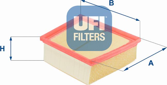 UFI 30.390.00 - Воздушный фильтр avtokuzovplus.com.ua