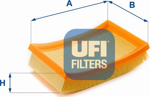 UFI 30.603.00 - Повітряний фільтр autocars.com.ua