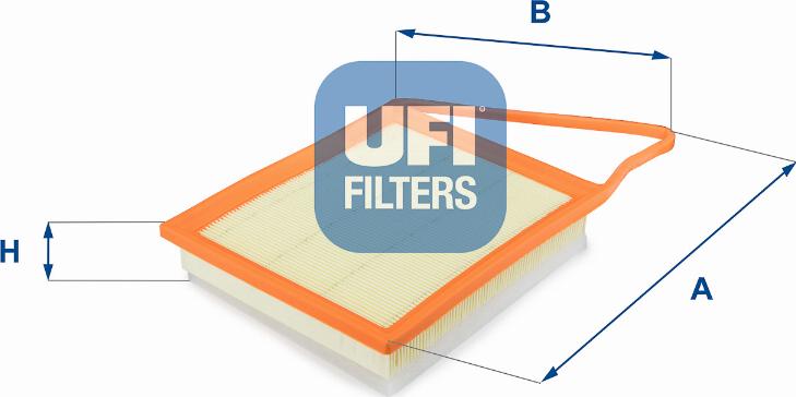 UFI 30.645.00 - Воздушный фильтр avtokuzovplus.com.ua