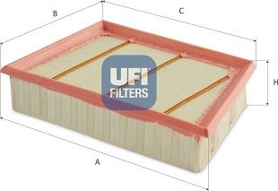 UFI 30.698.00 - Повітряний фільтр autocars.com.ua
