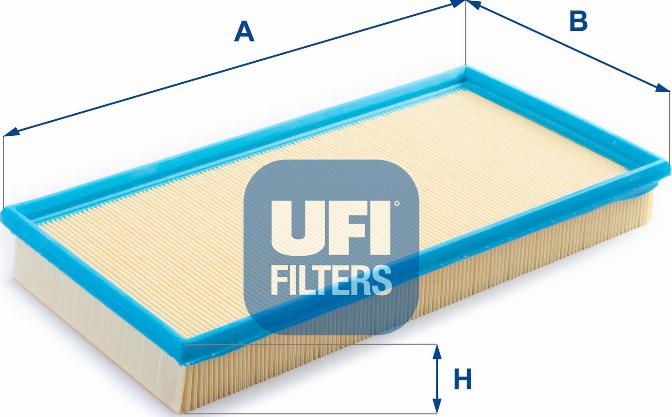 UFI 30.862.00 - Повітряний фільтр autocars.com.ua