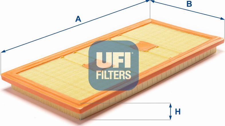 UFI 30.A72.00 - Повітряний фільтр autocars.com.ua