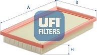 UFI 30.C05.00 - Повітряний фільтр autocars.com.ua