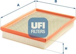 UFI 30.C37.00 - Воздушный фильтр avtokuzovplus.com.ua