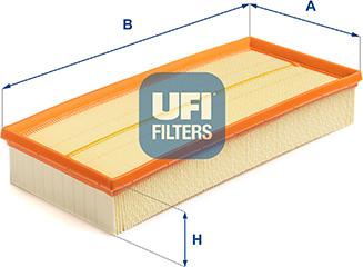 UFI 30.C38.00 - Повітряний фільтр autocars.com.ua