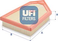 UFI 30.C75.00 - Воздушный фильтр avtokuzovplus.com.ua