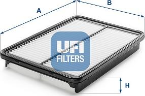 UFI 30.D95.00 - Повітряний фільтр autocars.com.ua