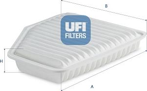 UFI 30.E61.00 - Повітряний фільтр autocars.com.ua