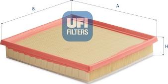 UFI 30.E66.00 - Повітряний фільтр autocars.com.ua