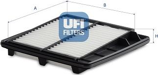 UFI 30.E89.00 - Повітряний фільтр autocars.com.ua