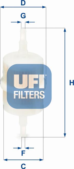 UFI 31.012.00 - Топливный фильтр autodnr.net