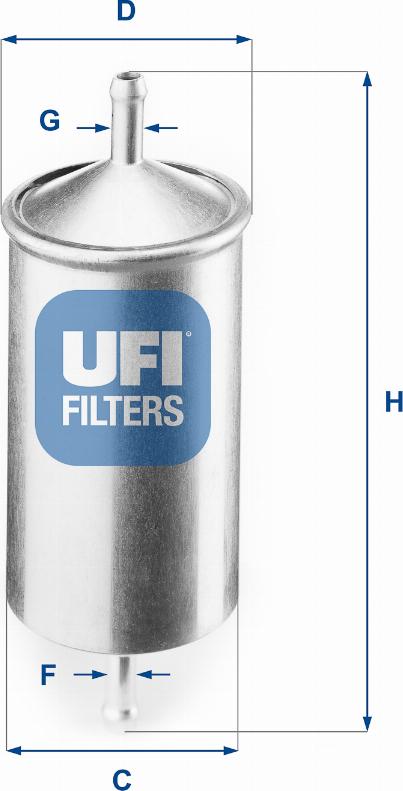 UFI 31.501.00 - Топливный фильтр autodnr.net