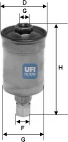 UFI 31.511.00 - Топливный фильтр autodnr.net